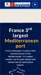 Mobile Screenshot of port-la-nouvelle.com